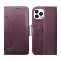 iPhone 14 Pro Etui Udfoldelig Kortholder Lilla