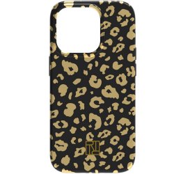 iPhone 14 Pro Cover Gold Leopard