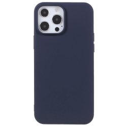 iPhone 14 Pro Cover Liquid Silicone Mørkeblå
