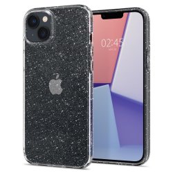 iPhone 14 Cover Liquid Crystal Glitter Crystal Quartz