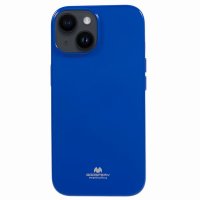 iPhone 15 Plus Cover Jelly Glitter Blå