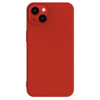 iPhone 15 Plus Cover Silikonetekstur Rød