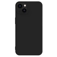 iPhone 15 Plus Cover Silikonetekstur Sort
