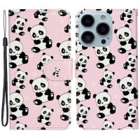 iPhone 15 Pro Max Etui Motiv Pandas