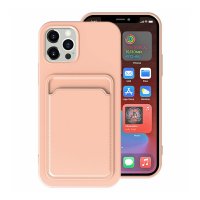 iPhone 15 Pro Max Cover Kortholder Lyserød