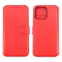 iPhone 15 Pro Max Etui Ægte Læder Rød