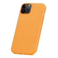 iPhone 15 Pro Max Cover Fauxther Series Orange