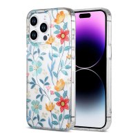 iPhone 15 Pro Cover Blomstermønster MagSafe Kviste