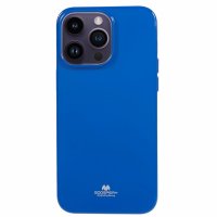 iPhone 15 Pro Cover Jelly Glitter Blå