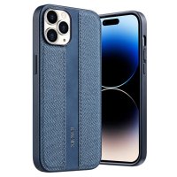 iPhone 15 Pro Cover Stoftekstur Blå