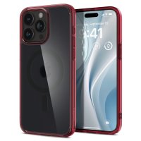 iPhone 15 Pro Cover Ultra Hybrid MagFit Frost Deep Red