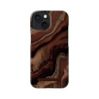 iPhone 15 Cover Fashion Case MagSafe Dark Amber Marble