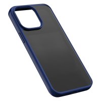 iPhone 15 Cover Frosted Bagside Blå