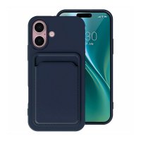 iPhone 16 Cover Kortholder Blå