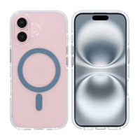 iPhone 16 Plus Cover Stødabsorberende MagSafe Blå