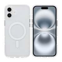 iPhone 16 Plus Cover Stødabsorberende MagSafe Hvid