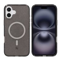 iPhone 16 Plus Cover Glitter MagSafe Sort
