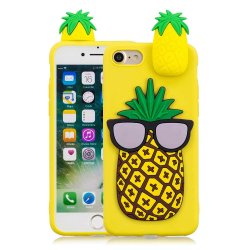 iPhone 7/8/SE 2020 Cover Silikonee 3D Ananas