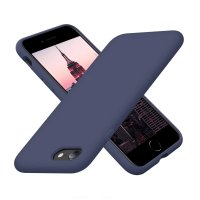 iPhone 7/8/SE Cover Silikone Blå