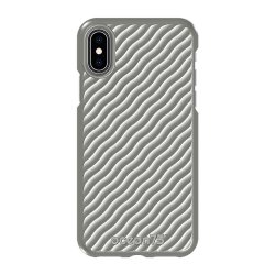iPhone X/Xs Cover Ocean Wave Dolphin Grey