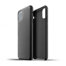 iPhone 11 Pro Max Skal Full Leather Case Svart