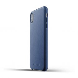 iPhone Xs Max Cover Full Leather Case Monaco Blue