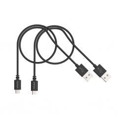 Micro USB laddnings- och synkroniseringsKabel 0.5m - 2 pack
