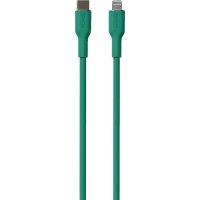 Kabel Soft Charge & Sync Cable USB-C/Lightning 1.5m Grøn