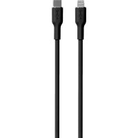 Kabel Soft Charge & Sync Cable USB-C/Lightning 1.5m Sort