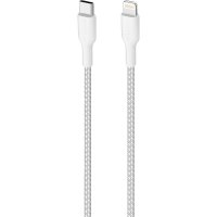 Kabel Ultra Strong Fabric Cable USB-C/Lightning 1.2 Hvid
