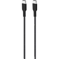 Kabel Ultra Strong Fabric Cable USB-C/USB-C 1.2m Sort