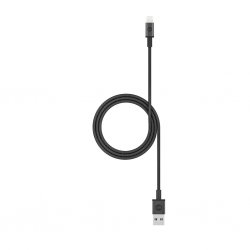 Kabel USB-A/Lightning 1m Sort