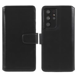 Samsung Galaxy S21 Ultra Etui Essential Leather Raven Black