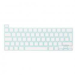 MacBook Pro 13/16" 2019 (A1706. A1708. A1989. A2159 & A2141) Tastaturbeskyttelse Gennemsigtig Grøn