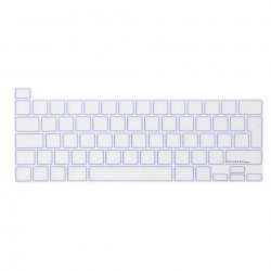 MacBook Pro 13/16" 2019 (A1706. A1708. A1989. A2159 & A2141) Tastaturbeskyttelse Gennemsigtig Lilla