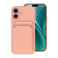 iPhone 16 Cover Kortholder Lyserød