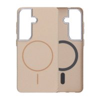 Samsung Galaxy S26 Cover Kulfibermønster MagSafe Guld