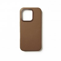 iPhone 16 Pro Cover Full Leather Case Dark Tan
