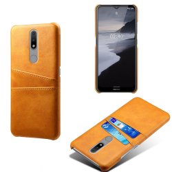Nokia 2.4 Cover Kortholder til to kort Orange