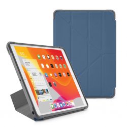 iPad 10.2 (gen 7/8/9) Etui Origami Shield Marineblå