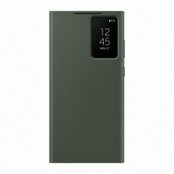 Original Galaxy S23 Ultra Etui Smart View Wallet Case Khaki