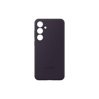 Original Galaxy S24 Plus Cover Silicone Case Dark Violet