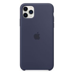 Original iPhone 11 Pro Max Skal Silicone Case Midnight Blue