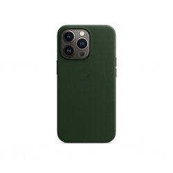 Original iPhone 13 Pro Cover Leather Case MagSafe Sequoia Green