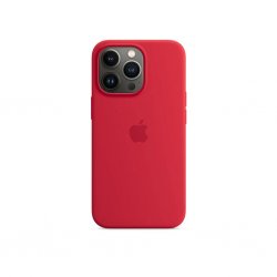 Original iPhone 13 Pro Cover Silicone Case MagSafe RED