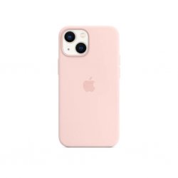 Original iPhone 13 Cover Silicone Case MagSafe Chalk Pink