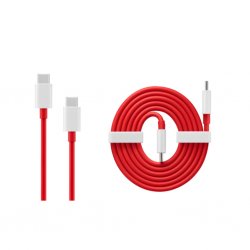 Kabel Type-C till Type-C 1 meter Rød