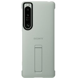 Original Xperia 1 IV Cover Style Cover with Stand Grå