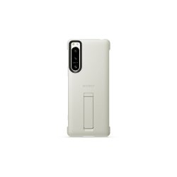 Original Xperia 5 IV Cover Style Cover with Stand Ecru