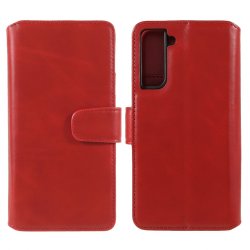 Samsung Galaxy S22 Etui Essential Leather Poppy Red